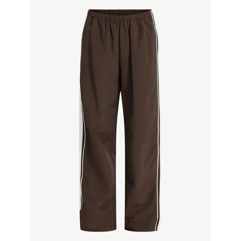 NWT No Boundaries Side Stripe Track Pants Size XL Black with White Lace